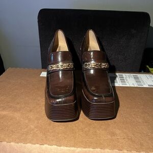 Sam Edelman Brown Platform Heels